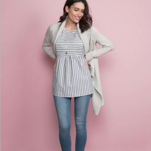 Seraphine striped maternity top - NEW